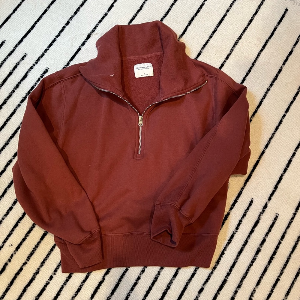 Abercrombie & Fitch Soft AF Collection Half Zip Sweatshirt